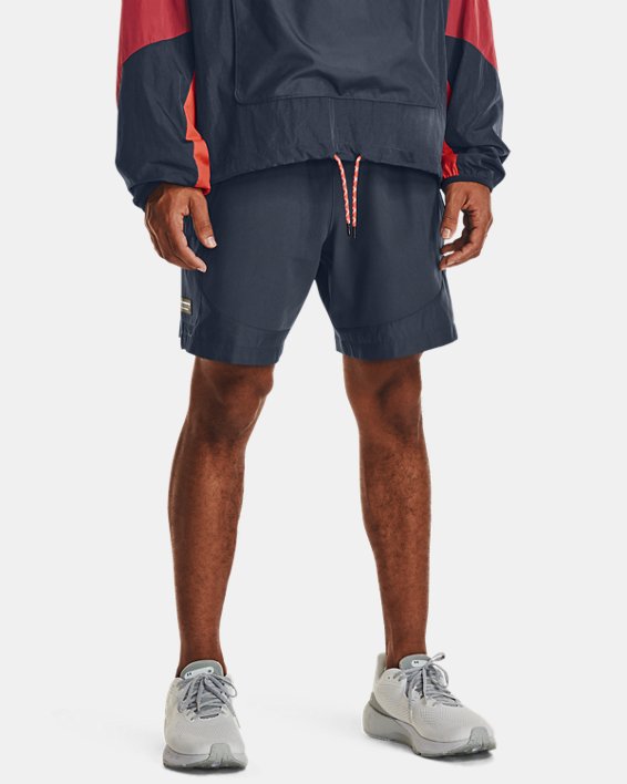 Men's UA RUSH™ Woven Cargo Shorts in Gray image number 4